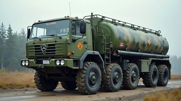 Новый военный топливозаправщик ATZ‑7‑5350 — мощь и надёжность!