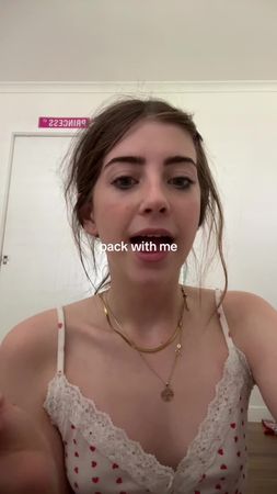 pack with me #pack #packing #travel #sleepover #foryou 