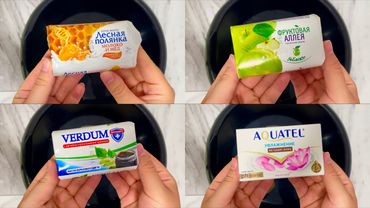 mushy soap/размокшее мыло • дегтярное от Verdum • Aguatel • Лесная полянка • Фруктовая аллея 🤍