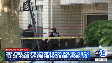 Suspect charged with murder after contractor's body found in box in NW Harris County home, HCSO says