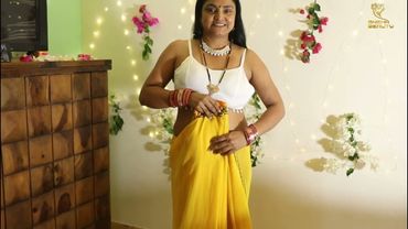 Mermaid style saree draping | new saree draping | Sneha Beauty