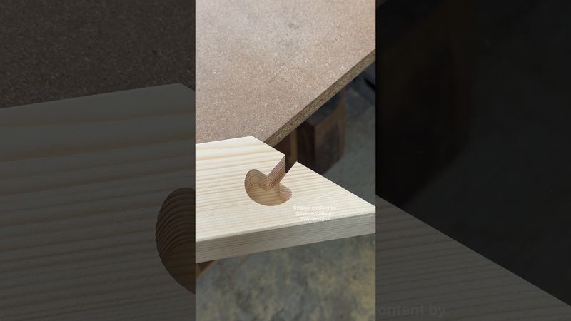 The Secret of Mushroom Cutting #shorts #woodworking #diy