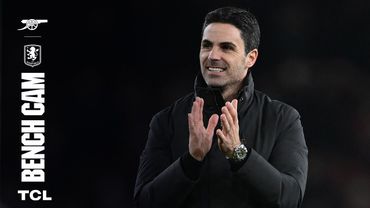 BENCH CAM | Arteta reacts to emphatic home win! | Arsenal v Aston Villa (4-1) | Premier League