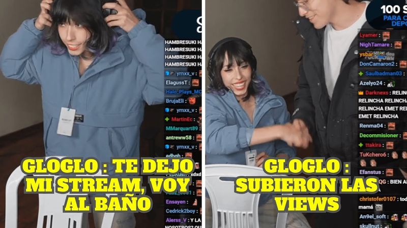 GLOGLO DEJA A EMETSUKI CARREANDO SU STREAM Y SUBEN LAS VISTAS