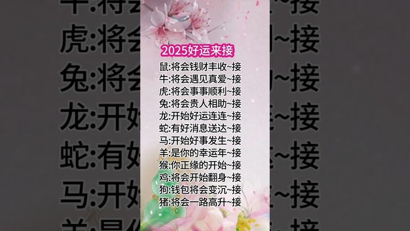 2025年十二生肖來接好運！ #國學文化 #國學智慧 #正能量 #道家文化 #易學智慧 #運勢 #十二生肖 #生肖 #玄學 #風水 #命理 #生肖運勢 #財運