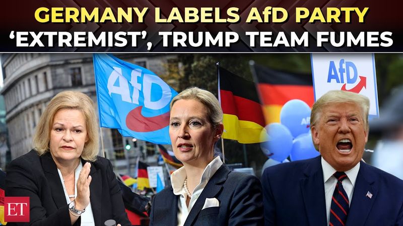 'Tyranny in disguise': Trump team shames Germany for labeling AfD 'extremist party’