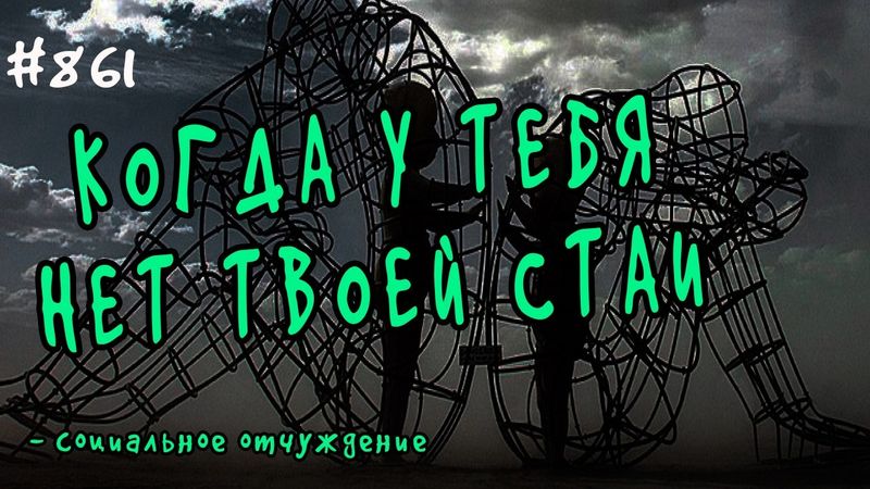 Схема-терапия.  Изгнание из общества или социальное отчуждение. Когда у тебя нет своей стаи...