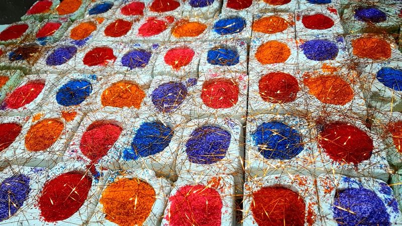 125+ Gym Chalk Bombs Crush//15k Celebration 🎉😍❤//Holipowder Bombs//Colorsand Bombs//Full Block Crush