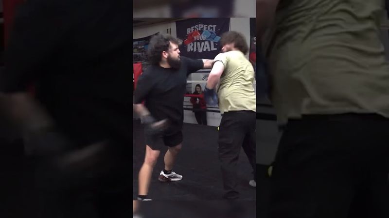 Big man got crazy power 🥊 #boxing