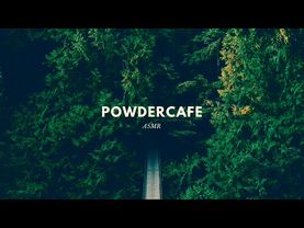 Blue Holi Powder and Cornstarch over Fresh Ader Gymchalk Blocks | Asmr | PowderCAFE