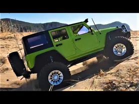 RC CAR SCX10 II(T-Rock) Jeep Sand Beach RUN