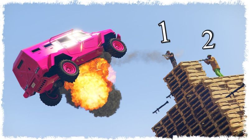 РАЗРУШИЛ ДОМИК ХЕЙТЕРОВ!!! РПГ vs ИНСУРГЕНТ В GTA ONLINE!!!