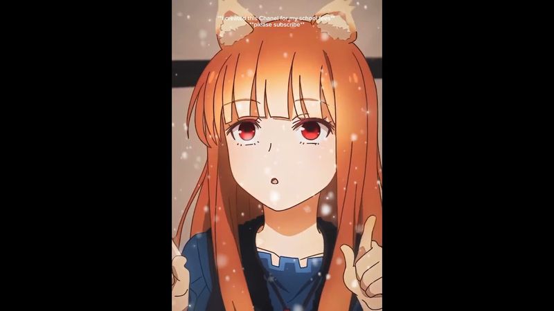 Holo edit #anime #animeedit spiceandwolf,ookamitokoushinryou #amv