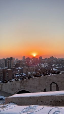 What a beauty with the view of Mt. Ararat! Yerevan, Armenia you’re st...