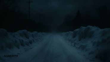 someone follows you in a cold winter night (horror ambience)