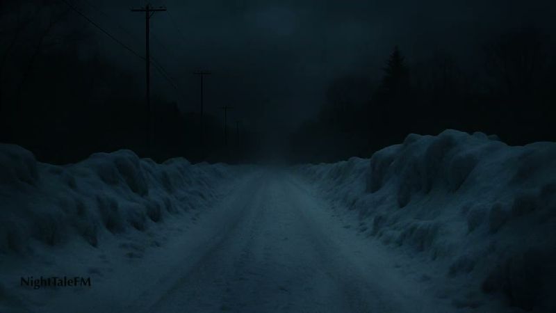 someone follows you in a cold winter night (horror ambience)