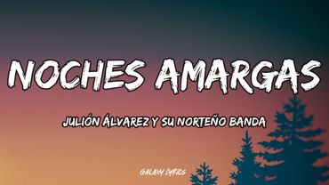Julión Álvarez Y Su Norteño Banda - Noches Amargas (LETRA)🎵