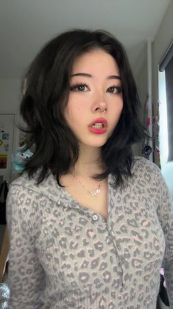 makeupcell 🥹🥹🥹 #makeup #wasian #wolfcut 