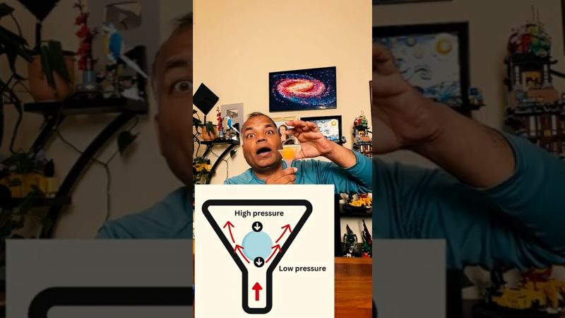 Funnel Ball Experiment -Play with kids at your home @LABatHOME