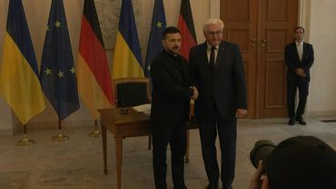 German President Steinmeier welcomes Zelensky in Berlin | AFP