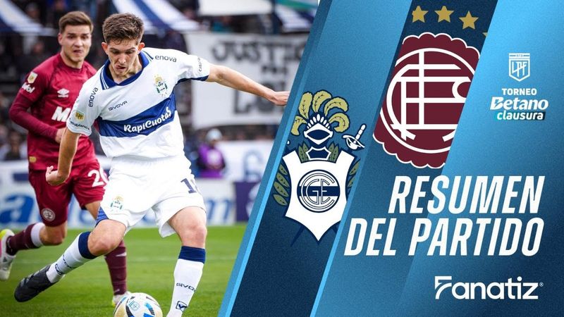 Gimnasia La Plata 1 vs 2 Lanus - Resumen del Partido  #TorneoClausura2025