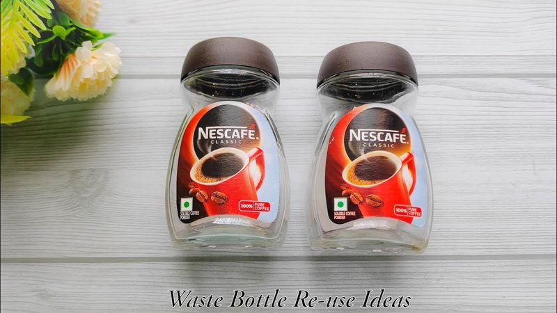 DIY Bottle Art /  DIY Mini Planter / Multipurpose Use Bottle Art Ideas.