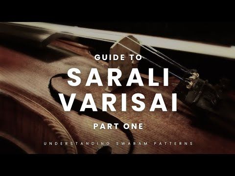 Understanding swara patterns | Sarali Varisai | Violin Tutorial part 1 #tutorial
