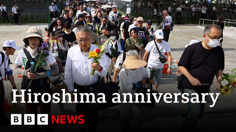 Hiroshima marks 80 years since atomic bomb dropped on city | BBC News