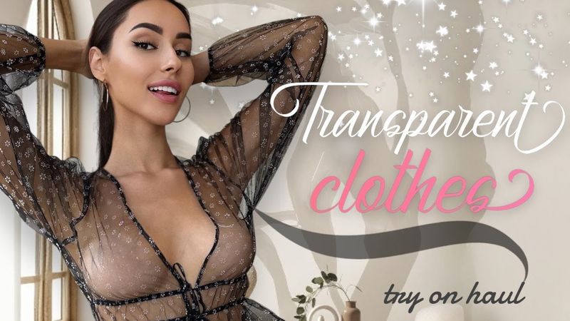 [4K] Carla Marini’s Transparent Clothing Try-On - Chic & Bold Fashion Ideas!