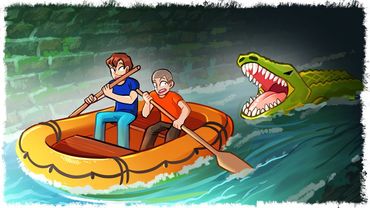 ПРИКЛЮЧСЕНИЯ В КАНАЛИЗАЦИИ!!! ДВОЕ НА ЛОДКЕ!!!