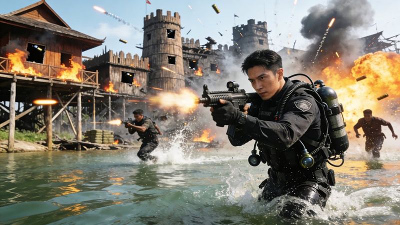 Il comandante d’élite assalta la base dei narcos, salva ostaggi e elimina 1000 spacciatori