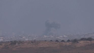 Plume of smoke billows over Gaza Strip | AFP