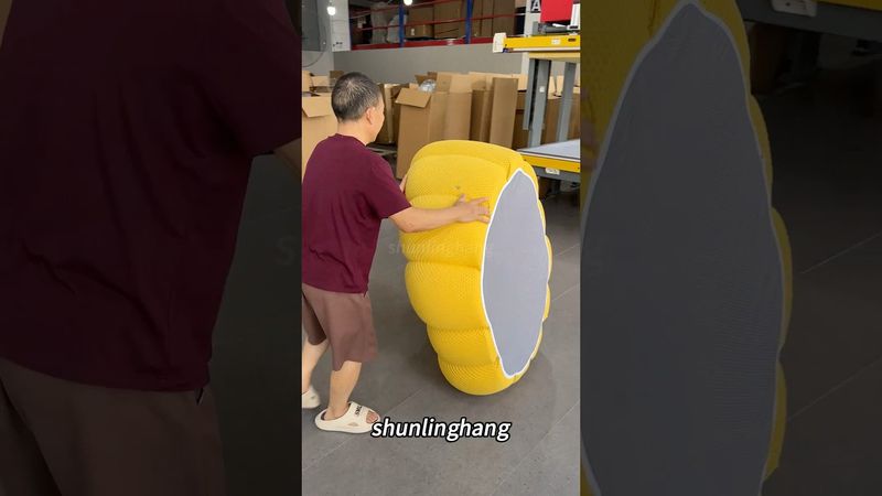 Football sofa,easily packed into a box #compressionsofa #furniture #sofa #factory #football