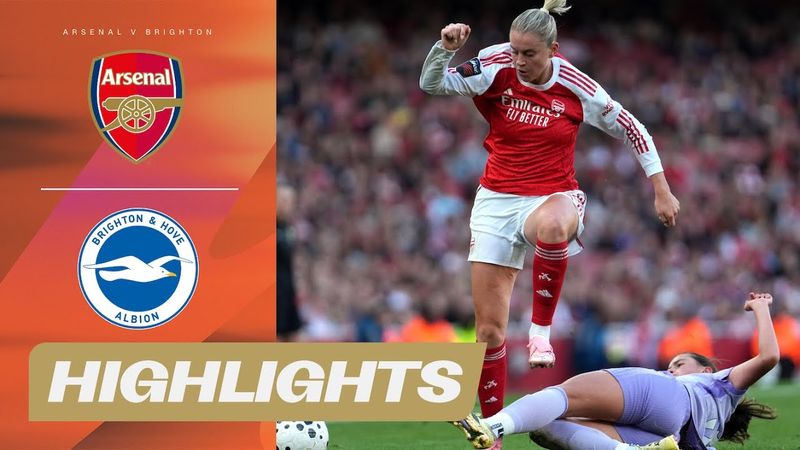 Arsenal Return to Winning Ways | Arsenal v Brighton & Hove Albion | Barclays WSL 25/26