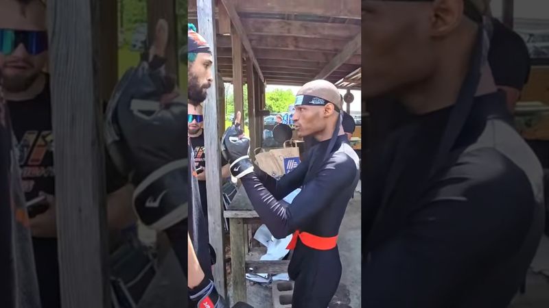 the face off was crazy! #fight #deathsentence #mma