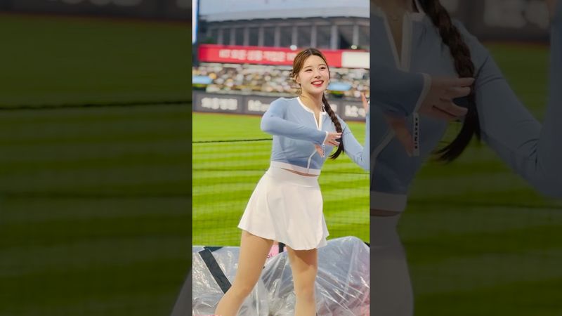 부릉부릉 시동 걸었는데 #이예빈 #이예빈치어리더#ktwiz #kt위즈 #kt위즈치어리더