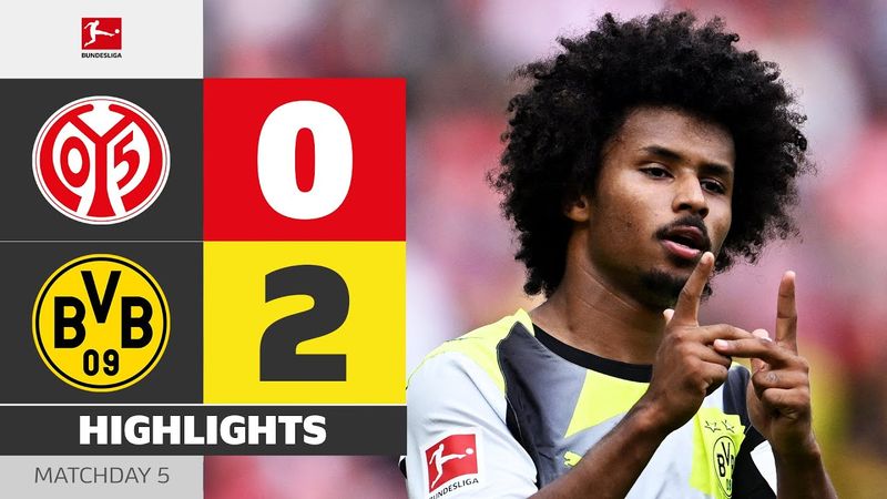 Roadrunner Adeyemi ON FIRE! | MAINZ 05 - BORUSSIA DORTMUND | Highlights | Matchday 5 – Bundesliga