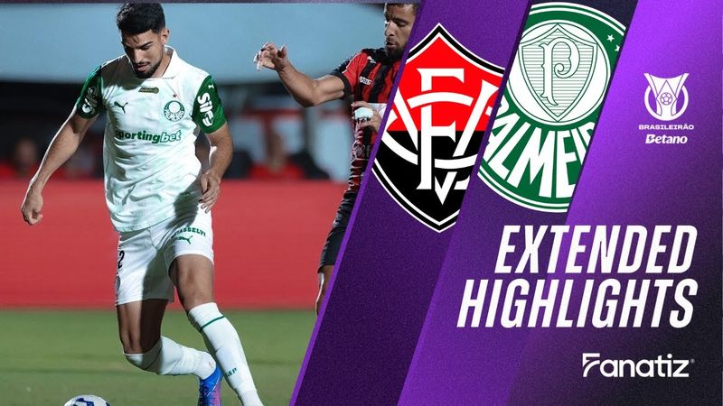 Vitória vs. Palmeiras 2 - 2 I Game Highlights I Brasileirão 2025
