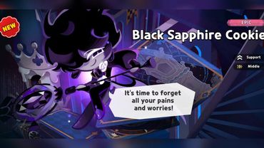 Black Sapphire Cookie Gacha Animation || Cookie Run Kingdom