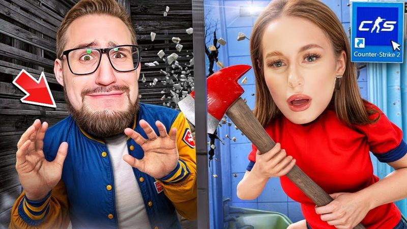 МАНЬЯК ЖЕНЩИНА - ЭТО ОЧЕНЬ СТРАШНО! ТАКОГО ЕЩЕ НИКОГДА НЕ БЫЛО! ОЧЕНЬ СМЕШНЫЕ ПРЯТКИ в МАНЬЯК CS2