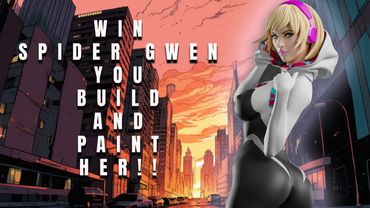3D Print Giveaway! Spider Gwen Statue + Resin Review!