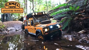 Scale Camel Trophy conquering Epic Canadian forest. #mud #rc4wd #WCST