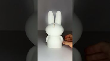 3D Printed Miffy Piggy Bank