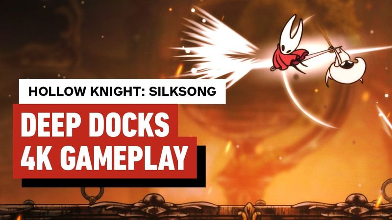 Hollow Knight: Silksong – Deep Docks Exploration + Lace Duel (4K 60FPS, No Sound)