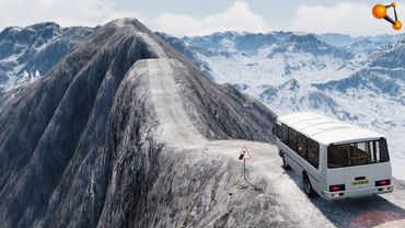 ДОРОГА СМЕРТИ! ТУРИСТЫ РИСКУЮТ ЖИЗНЬЮ | BeamNG.drive