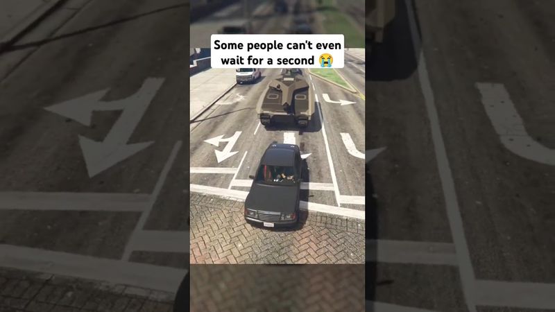 Some people can't even wait for a second 😭 #gtaviral #gtaonline #gta5online #gtacars #gta5 #shorts
