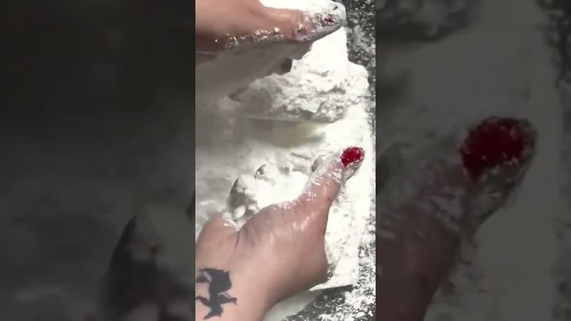 Soft Chalk Topped with Starch