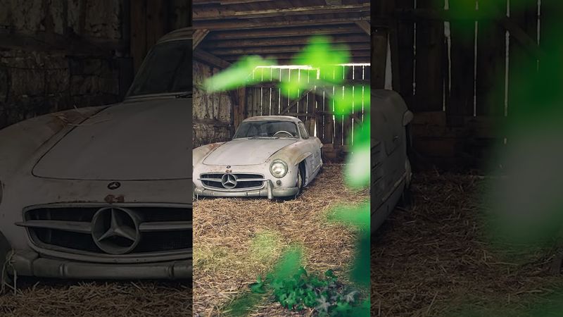 Barn-Find Alert! #classic #benz #barnfinds #mercedes #300sl #oldmoney #restoration #newlife