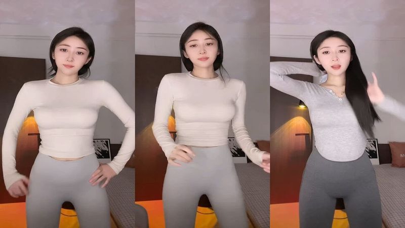 一只鱼呀 瑜伽裤欣赏 热舞