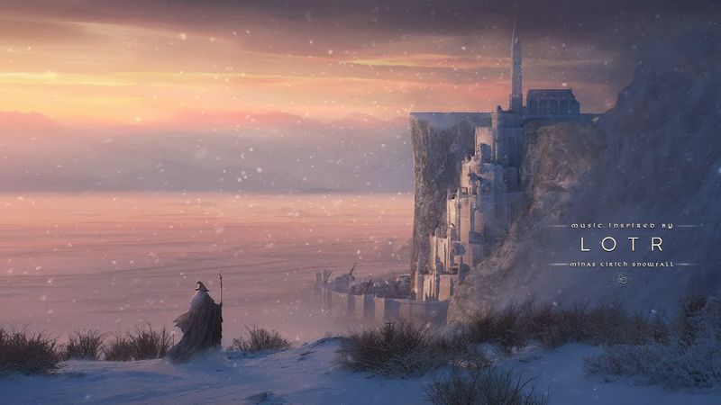 Minas Tirith Snowfall – Fantasy Choral LOTR Ambient Music to Relax & Focus